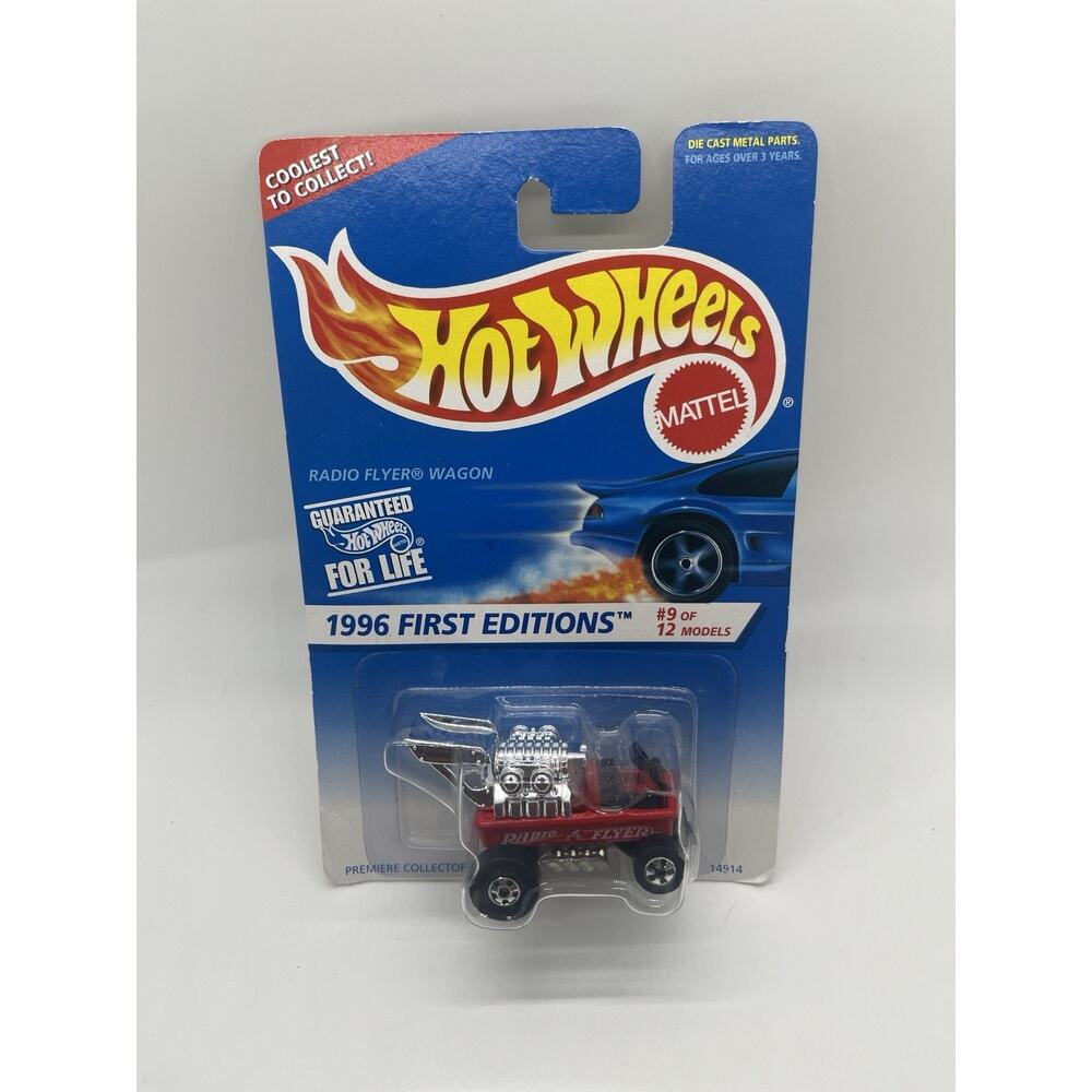 Hot Wheels 1996 First Editions #9 of 12 Models Radio Flyer Wagon Collector #374
